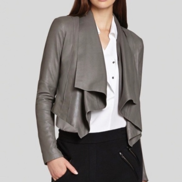 BCBGMAXAZRIA Lola Leather Moto Jacket - Picture 1 of 6